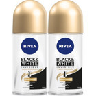 Nivea Black&White Invisible Roll-On Kadın Deodorant 2x50 ml