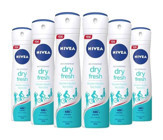 Nivea Dry Fresh Sprey Kadın Deodorant 6x150 ml