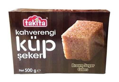 Takita Kahverengi Küp Şeker 500 gr