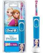 Oral-B Frozen Yumuşak U Şarjlı Çocuk Diş Fırçası Mavi-Pembe