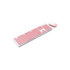 T-Wolf TF770 Sessiz Pembe Kablosuz Klavye Mouse Seti