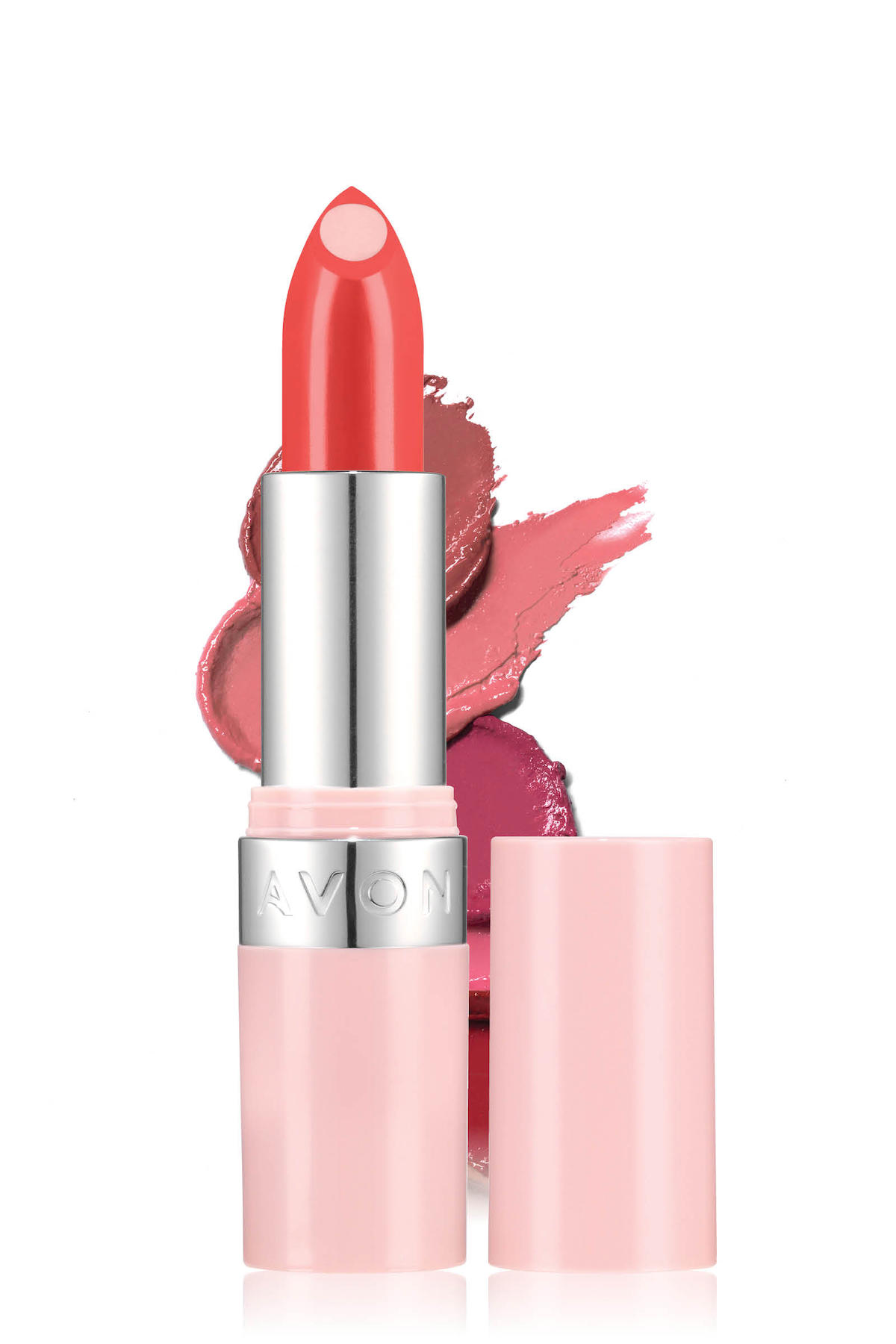 Avon Coral Kalıcı Işıltılı Krem Lipstick Ruj