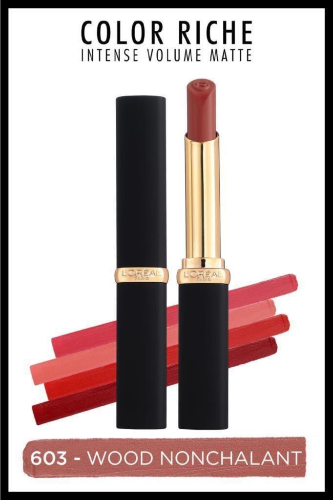 L'Oréal Paris 603 Wood Nonchalant Kalıcı Mat Krem Lipstick Ruj