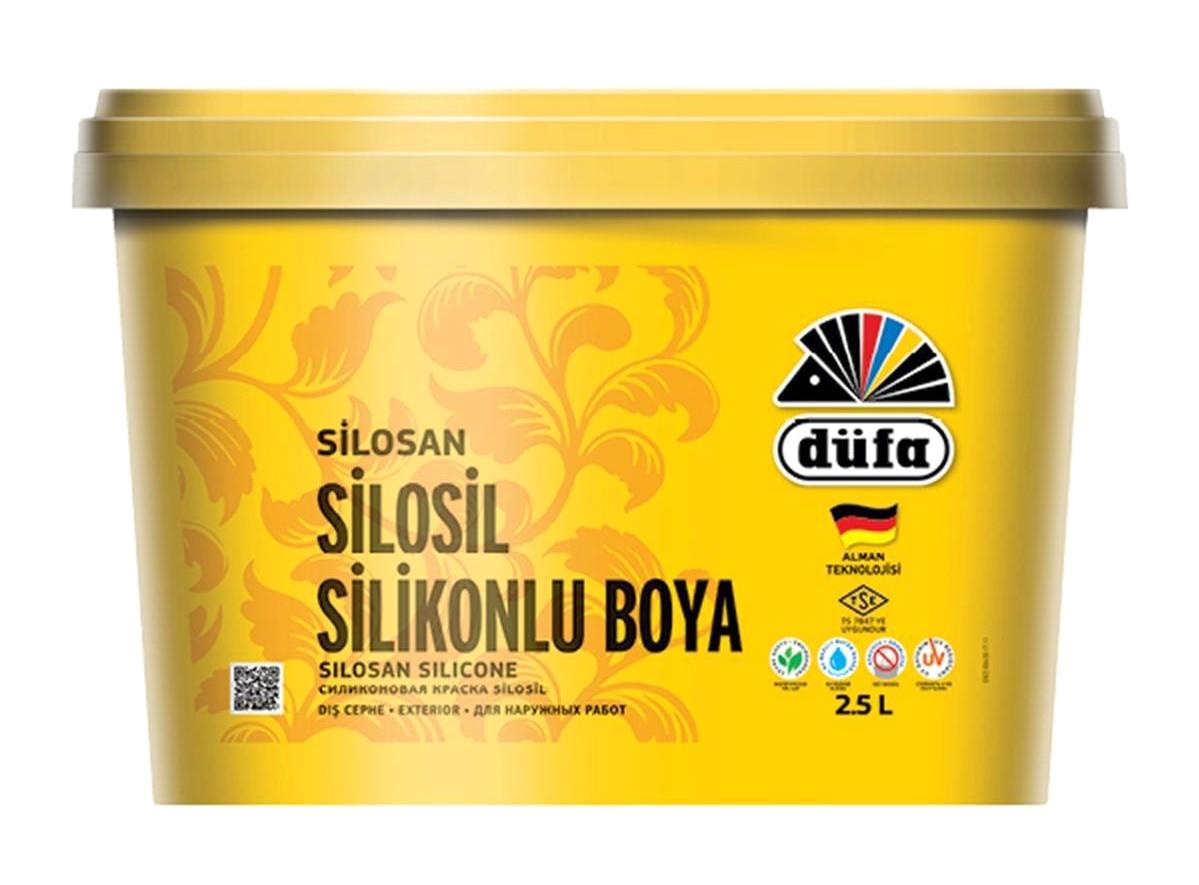 Düfa Silosan Silosil Silikonlu Parlak Dış Cephe Boyası 2.5 lt Zamansız Krem