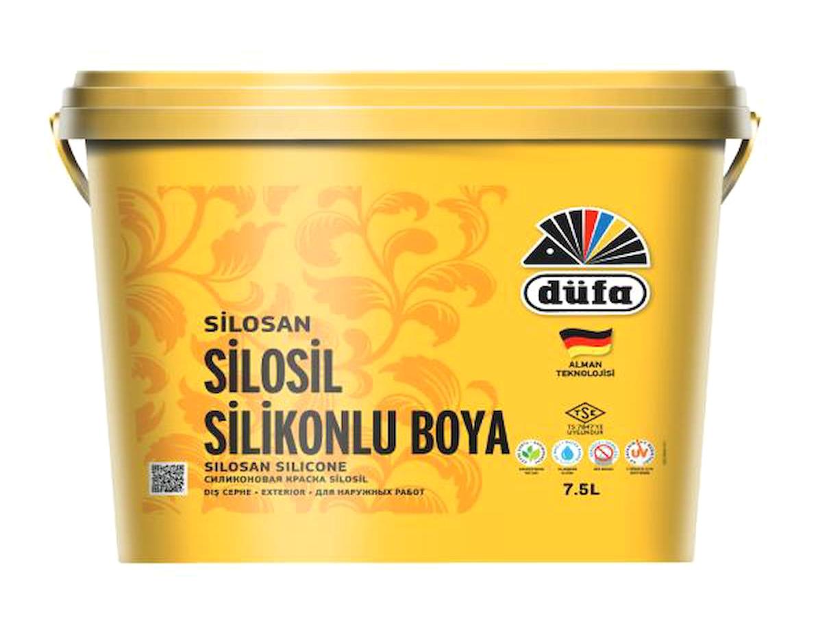 Düfa Silosan Silosil Silikonlu Yarı Parlak Dış Cephe Boyası 7.5 lt Ardıç