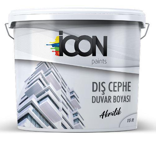 İcon Paints Dış Cephe Boyası 15 lt Beyaz