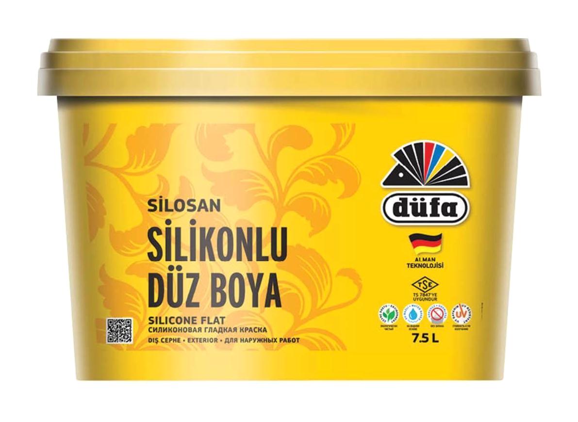 Düfa Silosan Silosil Silikonlu Dış Cephe Boyası 7.5 lt Soft Yeşil