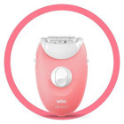 Braun Silk Epil 3 3176 Smartlight 2 Hız Ayarı Kablolu Epilasyon Aleti Pembe