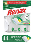 Renax Hepsi 1 Arada Tablet Bulaşık Makinesi Deterjanı 44 Adet