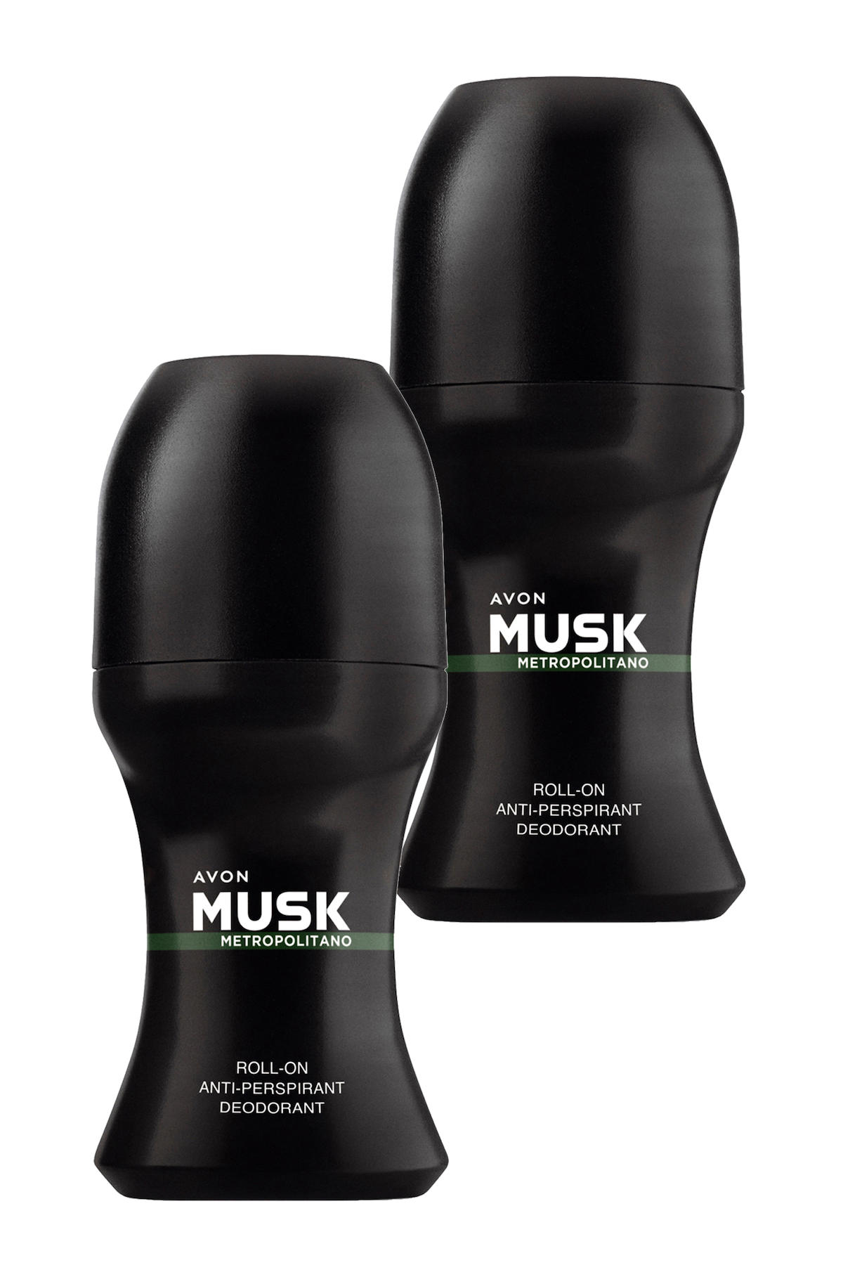 Avon Musk Metropolitano Pudrasız Ter Önleyici Antiperspirant Roll-On Erkek Deodorant 2x50 ml