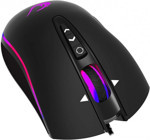 Rampage Shine SMX-R15 RGB Yatay Makrolu Kablolu Siyah Optik Gaming Mouse