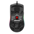Rampage X-Titan RGB Yatay Makrolu Kablolu Siyah Optik Gaming Mouse