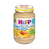 HiPP Elma ve Muz Laktozsuz Tahıllı Organik Meyveli Kavanoz Maması 190 gr
