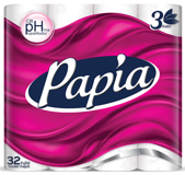 Papia 3 Katlı 32'li Rulo Tuvalet Kağıdı