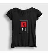 Presmono Kadın Victory Muhammed Ali T-Shirt Gri M