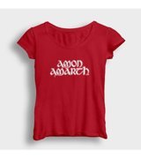 Presmono Kadın Amon Amarth T-Shirt Sarı Xl