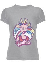 Tisho Cynthia Baskılı T-Shirt Gri Kadın T-Shirt M
