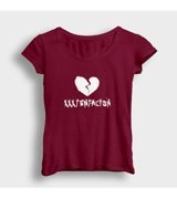 Presmono Kadın Broken Heart Xxxtentacion T-Shirt Haki Xl