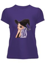 Tisho Sevimli Cadı Kadın T-Shirt Xs