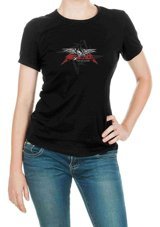 Qivi Metallica Metal Rock Music Müzik Baskılı Siyah Kadın T-Shirt (534290933) Siyah S
