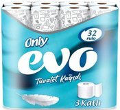 Only Evo 3 Katlı 32'li Rulo Tuvalet Kağıdı