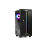 Dark X-Force RGB Mesh 8 Fanlı Siyah Dikey Kullanım Mid Tower Oyuncu Bilgisayar Kasası