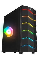 Rampage Arc-X RGB Sıvı Soğutmalı 4 Fanlı Siyah Dikey Kullanım ATX Oyuncu Bilgisayar Kasası