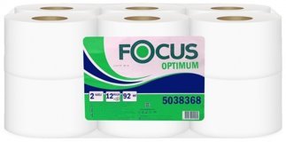 Focus Optimum Mini 2 Katlı 12'li Rulo Tuvalet Kağıdı