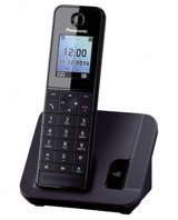 Panasonic KX-TGH210 200 Kayıt 1 Ahize Telsiz Telefon Siyah