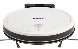 Robx HB01 Moplu Çift Fırçalı Hepa Filtreli 3300 Pa Beyaz Robot Süpürge ve Paspas