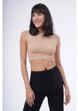 Gabria Kadın Mini T-Shirt Bej (511304631) L