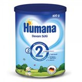 Humana Laktozsuz Tahılsız 2 Numara Devam Sütü 800 gr