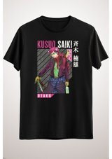 Green Mint Greenmint Unisex Siyah T-Shirt Saiki Kusuo, Saiki Kusuo No Sai Nan, Anime Fpf Xl
