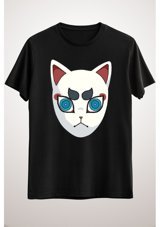 Green Mint Greenmint Unisex Siyah T-Shirt Anime Giyu Tomioka Mask T-Shirt And Accessories Xl
