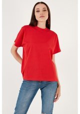 Lela Bayan T-Shirt 5864489 Kırmızı Xl