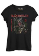 Lord T-Shirt Iron Maiden Senjutsu Siyah Kadın T-Shirt M