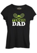 Lord T-Shirt Tenis Baba Siyah Bayan T-Shirt M