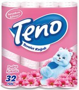 Teno 2 Katlı Kokulu Renkli 32'li Rulo Tuvalet Kağıdı