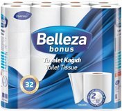 Belleza Bonus 2 Katlı 32'li Rulo Tuvalet Kağıdı