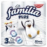 Familia Plus 3 Katlı 32'li Rulo Tuvalet Kağıdı