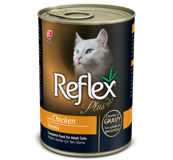 Reflex Plus Tavuklu Soslu Yetişkin Yaş Kedi Maması 400 gr