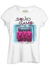 Lord T-Shirt Squid Game Geçit Beyaz Bayan T-Shirt S