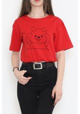 Bosfonis Beli Lastikli T-Shirt Kırmızı 16541.1567. 001 Kırmızı Xl
