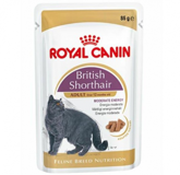 Royal Canin British Shorthair Pouch Balıklı Kümes Hayvanlı Yetişkin Yaş Kedi Maması 85 gr