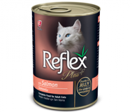 Reflex Plus Somonlu Jöleli Yetişkin Yaş Kedi Maması 400 gr