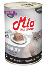Mio Sterilised Adult Kısırlaştırılmış Hindili Yetişkin Yaş Kedi Maması 400 gr