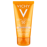 Vichy Capital Soleil Tinted Dry Touch Face Renkli 50+ Faktör Karma ve Yağlı Ciltler İçin Ton Eşitleyici Aydınlatıcı Yağlı Güneş Kremi 50 ml