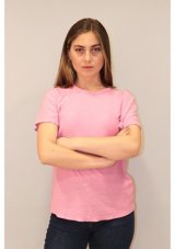 Rich Kadın Organik Bisiklet Yaka T-Shirt %100 Pamuk T-Shirt (481348121) Xl