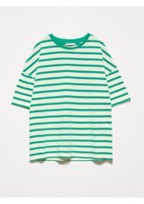 Dilvin Basic T-Shirt 101A30176 Yeşil 36