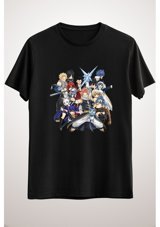 Green Mint Greenmint Unisex Siyah T-Shirt Fairy Tail Characters Aesthetic Anime Characters M